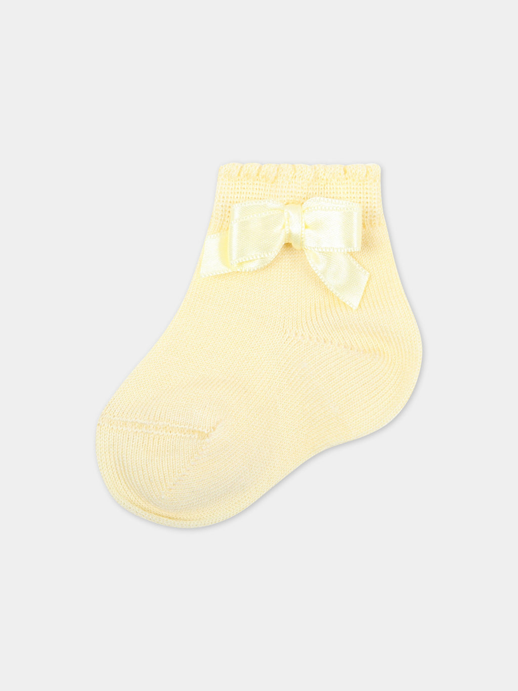 Yellow socks for babygirl